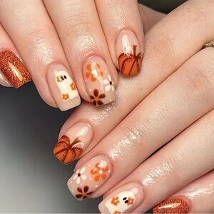 24pcs Halloween Press-On Nails Set